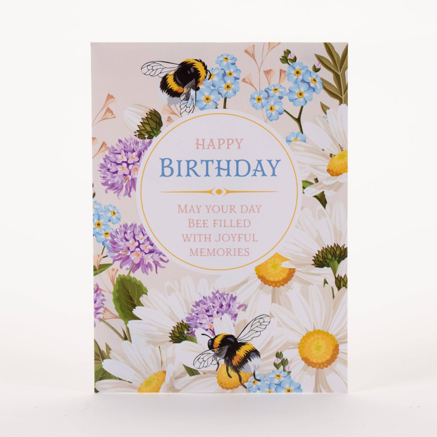Happy Birthday - Bee - Forget Me Not Seed Packets