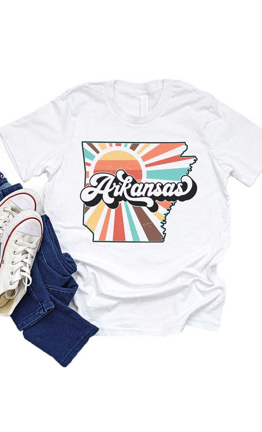 Arkansas Retro State Graphic Tee