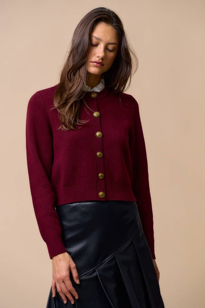 Button Down Cardigan Top