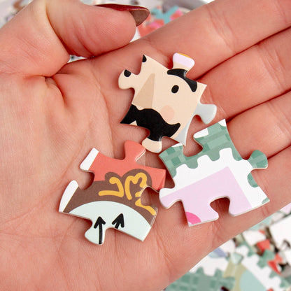 Nutcracker Ballet Stamps - 500 Piece Christmas Jigsaw Puzzle
