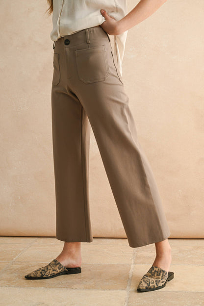 Green Ponte Pants