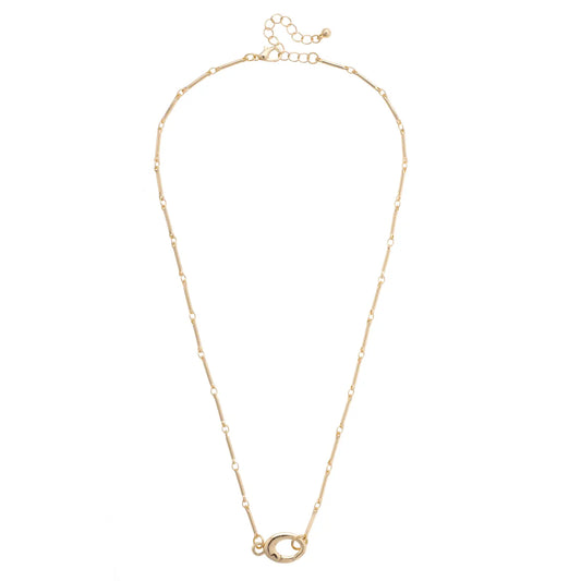Dolly Delicate Link Charm Necklace