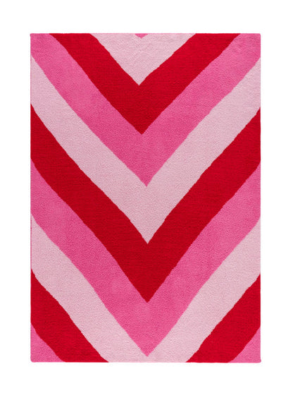 Rowan Chevron Throw, Pink