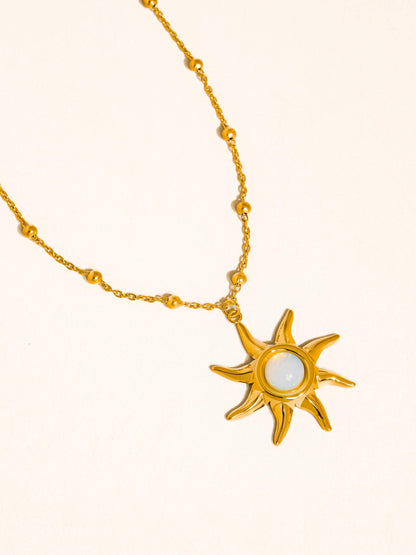Astoria Sun Pendant Necklace