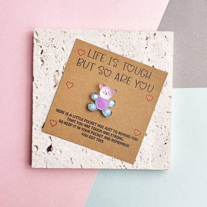 Pocket Hug Rainbow Bear