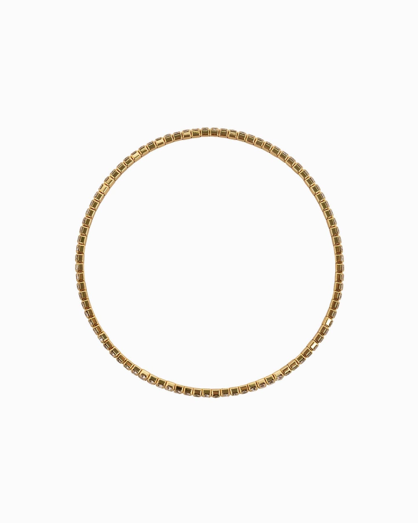 Pave Clover and CCB Bead Bracelet Set of 5