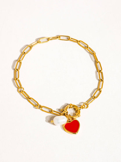 Eulalie Heart Bracelet