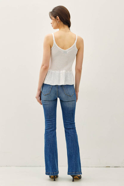 PEPLUM SWEATER TANK