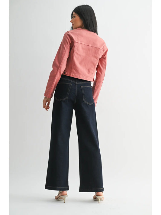 Patch Pocket Wide Leg