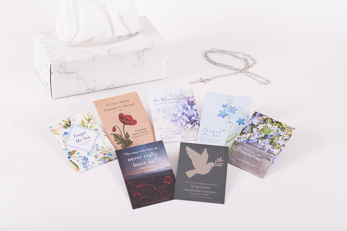 In Remembrance Love Left Behind Forget Me Not Seed Packets