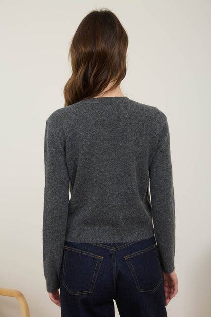 ARGYLE PATTERN CARDIGAN