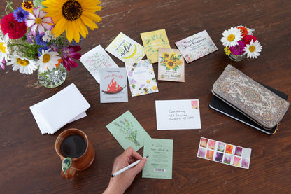 Happy Birthday - Bee - Forget Me Not Seed Packets