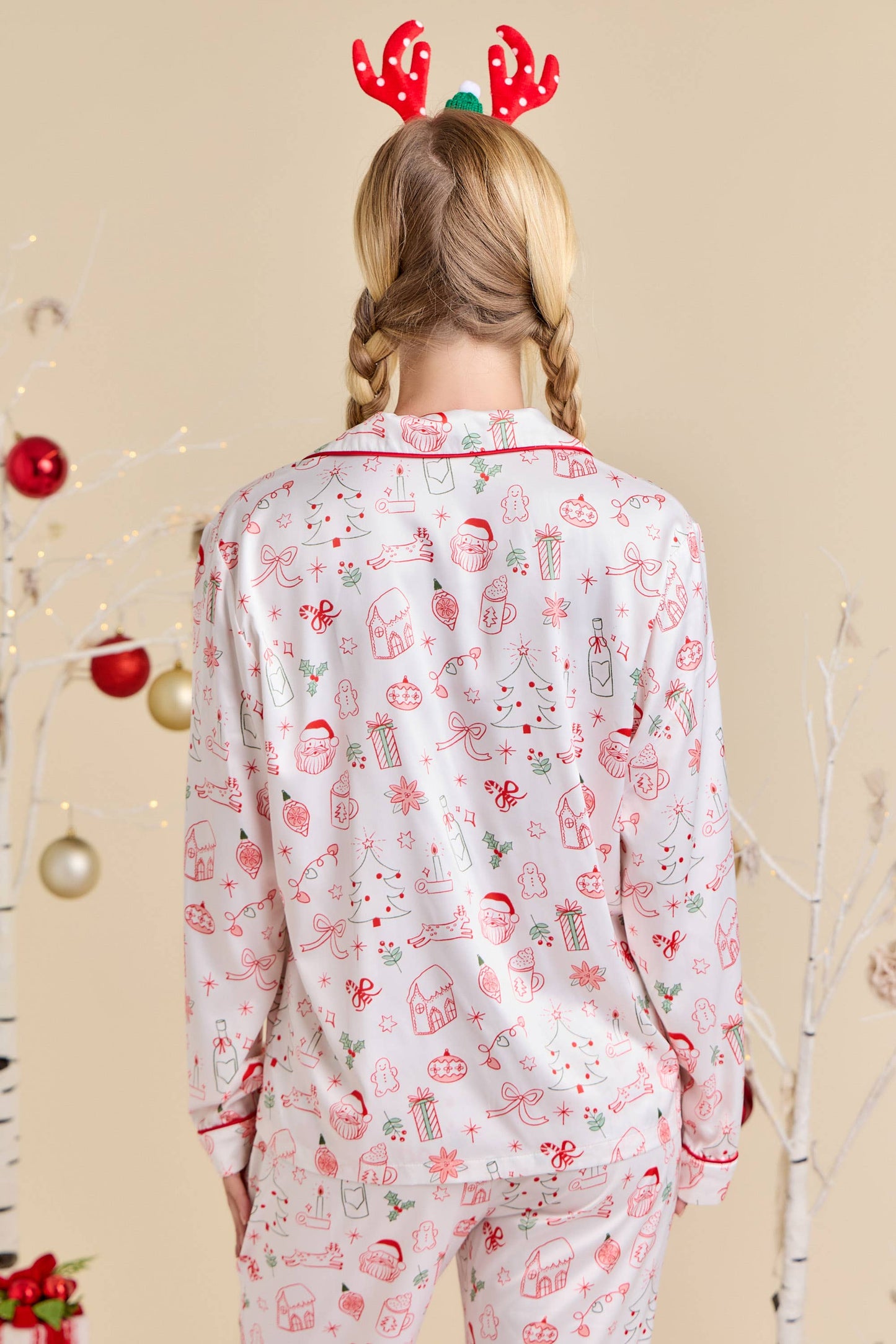 Holiday Satin PJ Set
