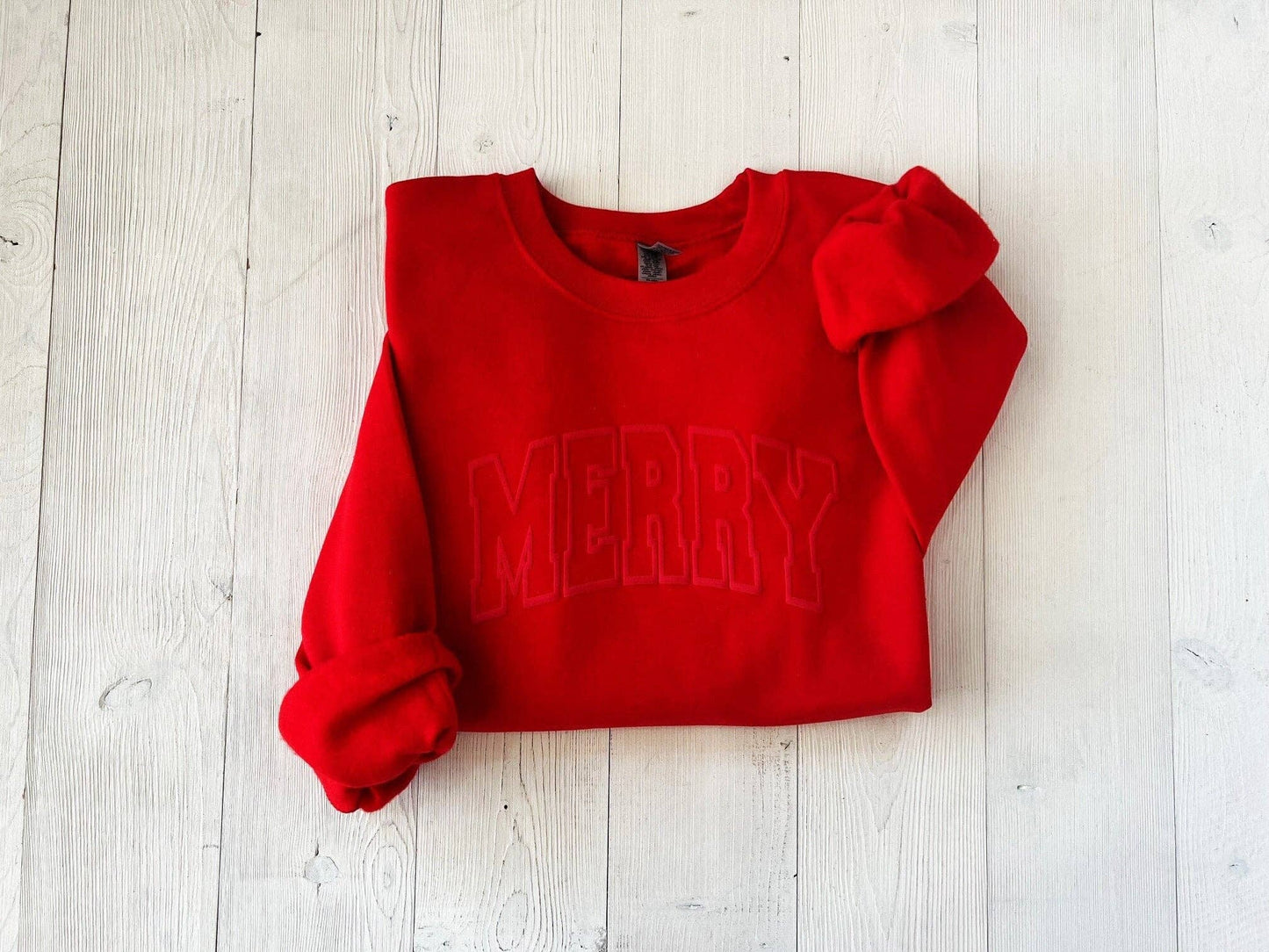 Red Merry Sweatshirt