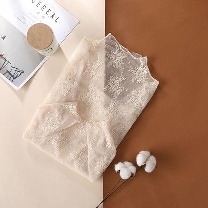 Lace See Through Top