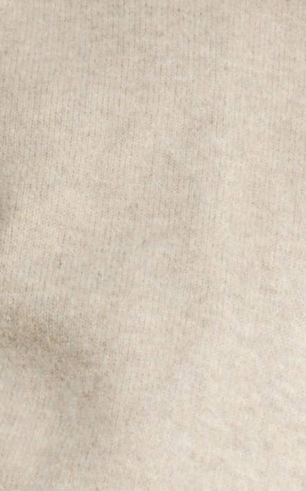 Tie Split-Hem Crewneck Long Sleeve Top