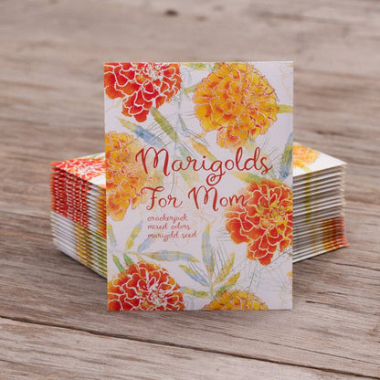 Marigolds for Mom Mother's Day - Marigold Seed Packets
