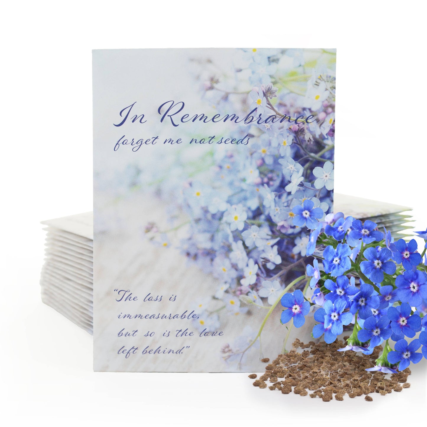 In Remembrance Love Left Behind Forget Me Not Seed Packets