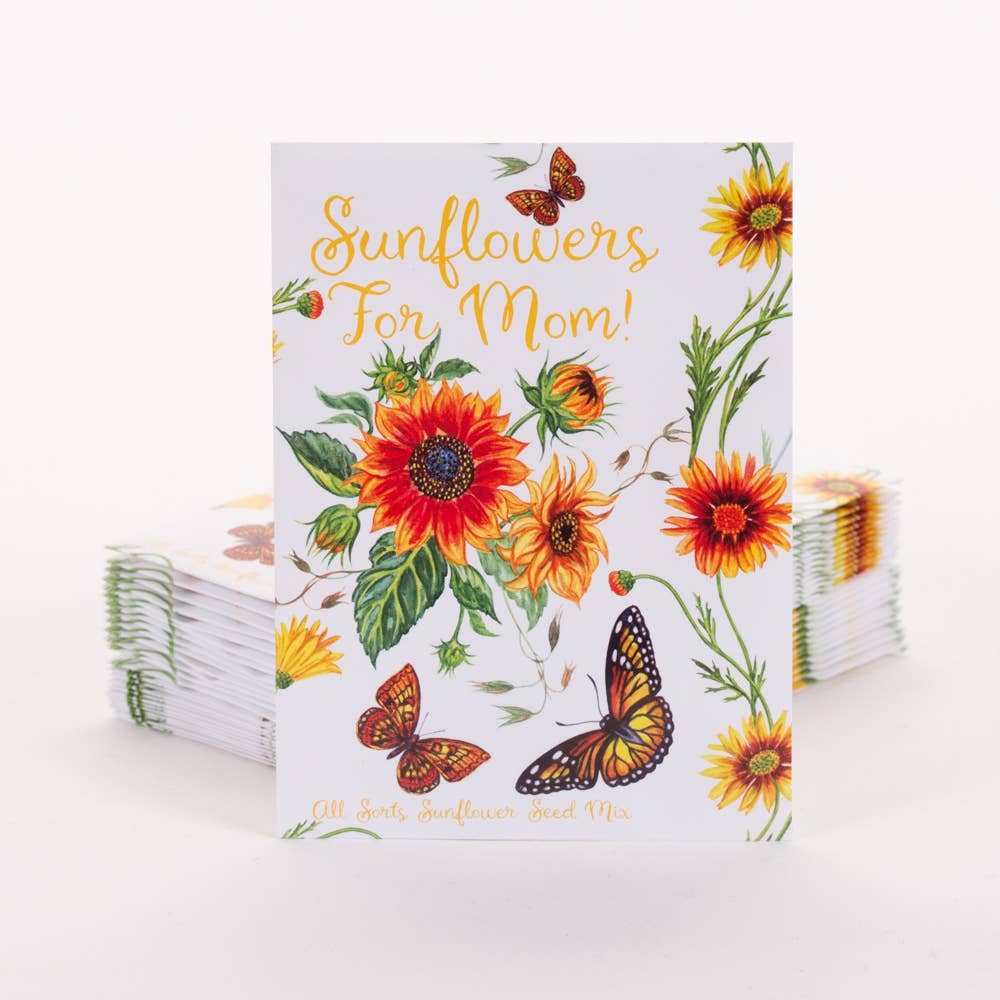 Sunflowers For Mom - All Sorts Sunflower Seed Packets