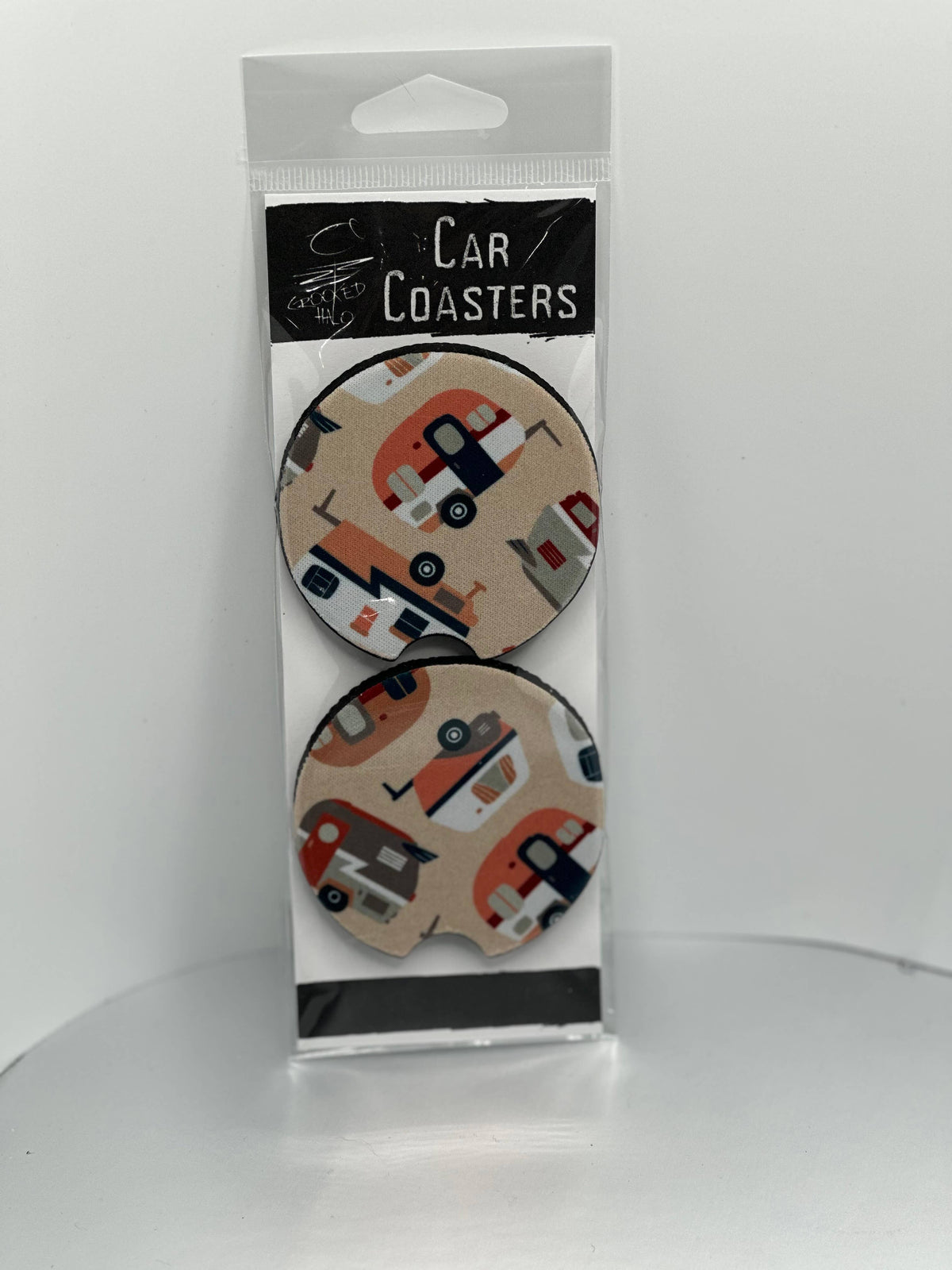 Campers Set of 2 Neoprene Coasters