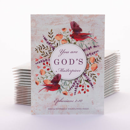 God's Masterpiece - Bird & Butterfly Wildflower Mix Seed Packets