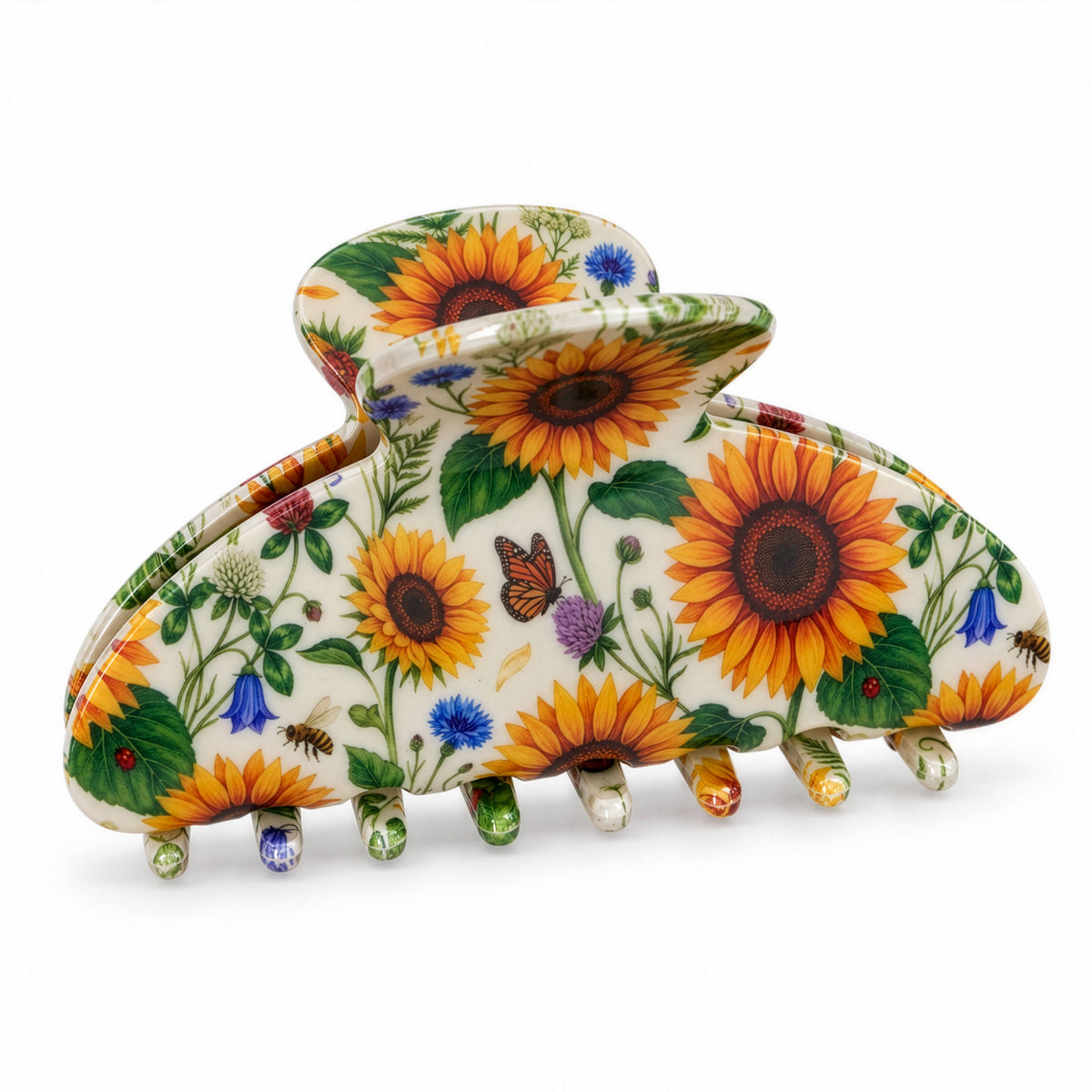Sunflower Claw Clip Floral Hair Claw
