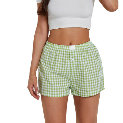 Gingham Boxer Shorts