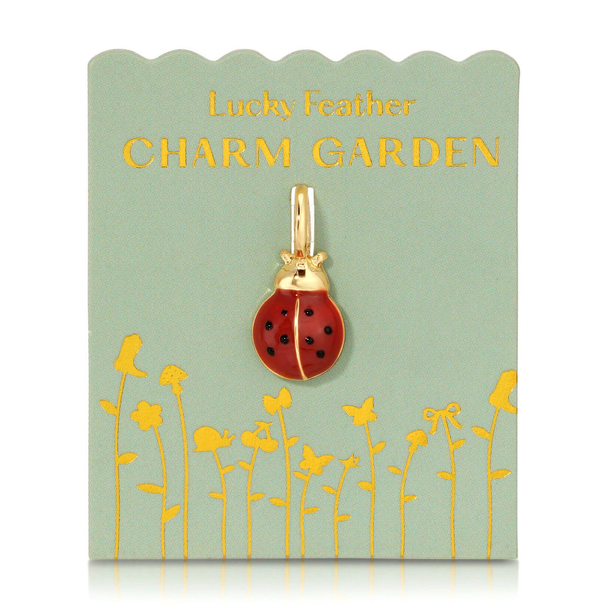 Charm - Charm Garden - Gold - Ladybug