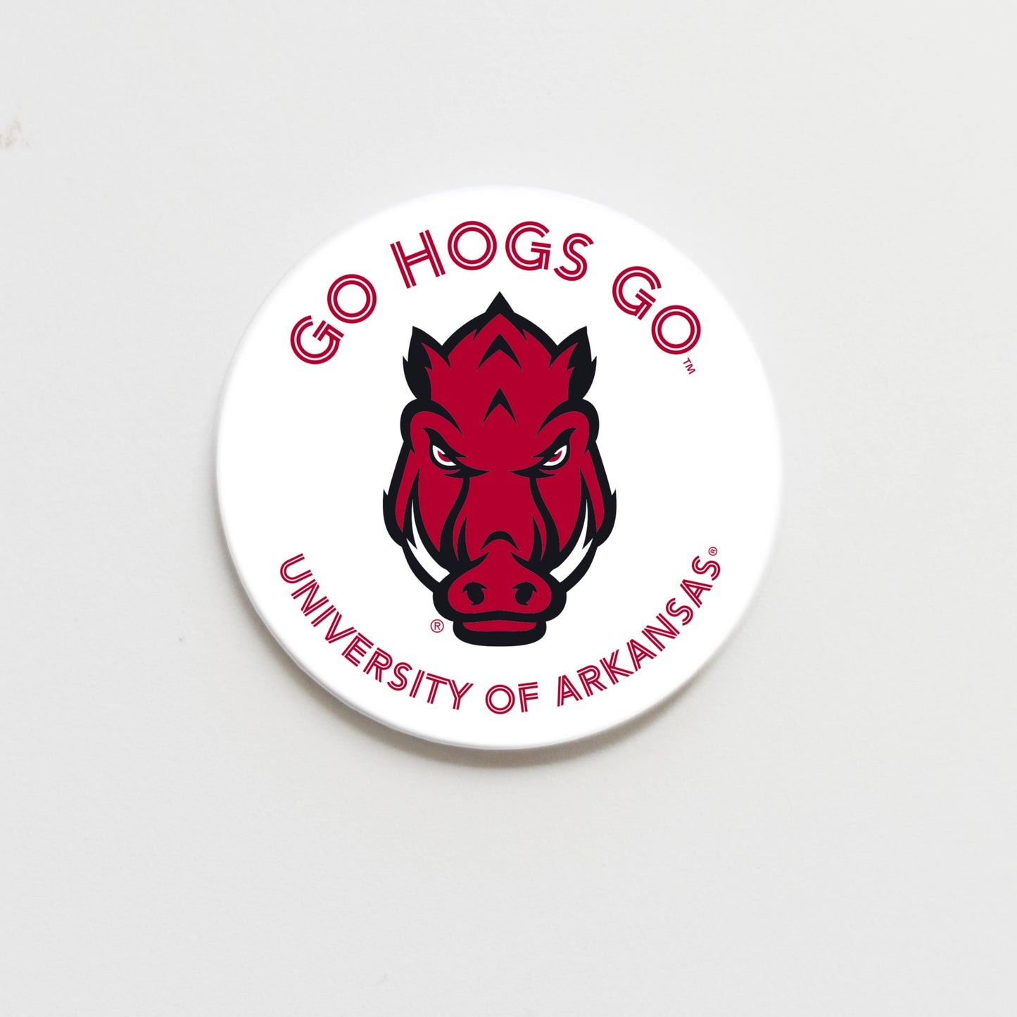 University of Arkansas  Fan Game Day Button