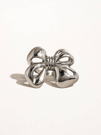 Ronda Silver Bow Ring