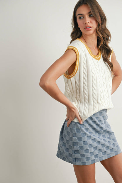 Knitted Sweater Vest