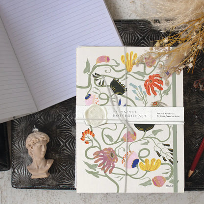 Wildly in Love Sewn Trio Notebook Set