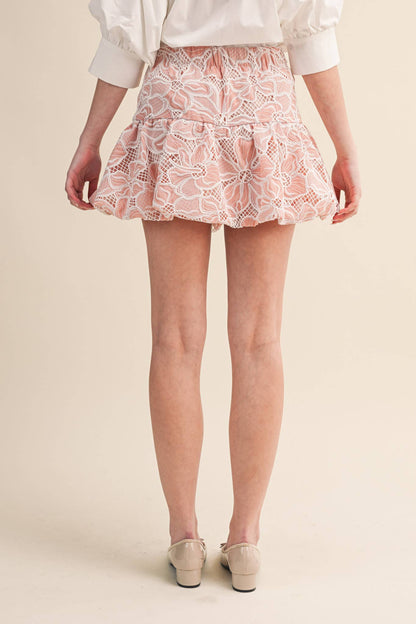 Lace Bubble Skirt