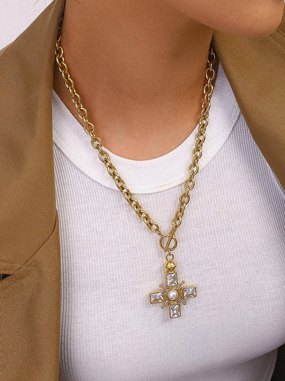 Patrice Cross Necklace