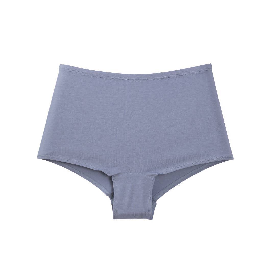 Soft Stretch Organic Cotton Boyshort Panties