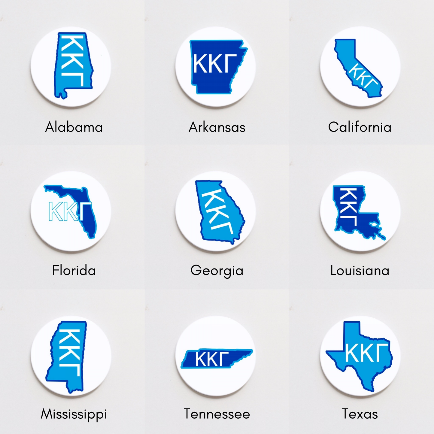 Kappa Kappa Gamma State Button