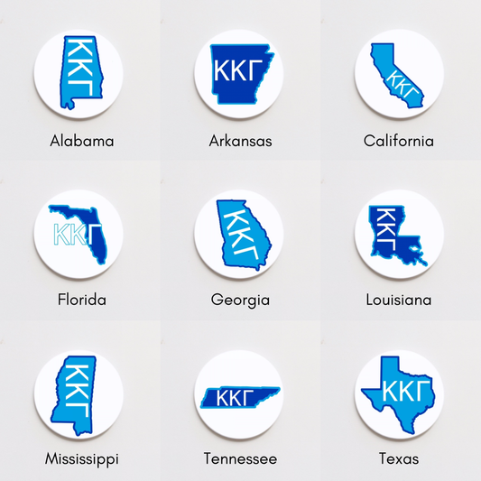 Kappa Kappa Gamma State Button