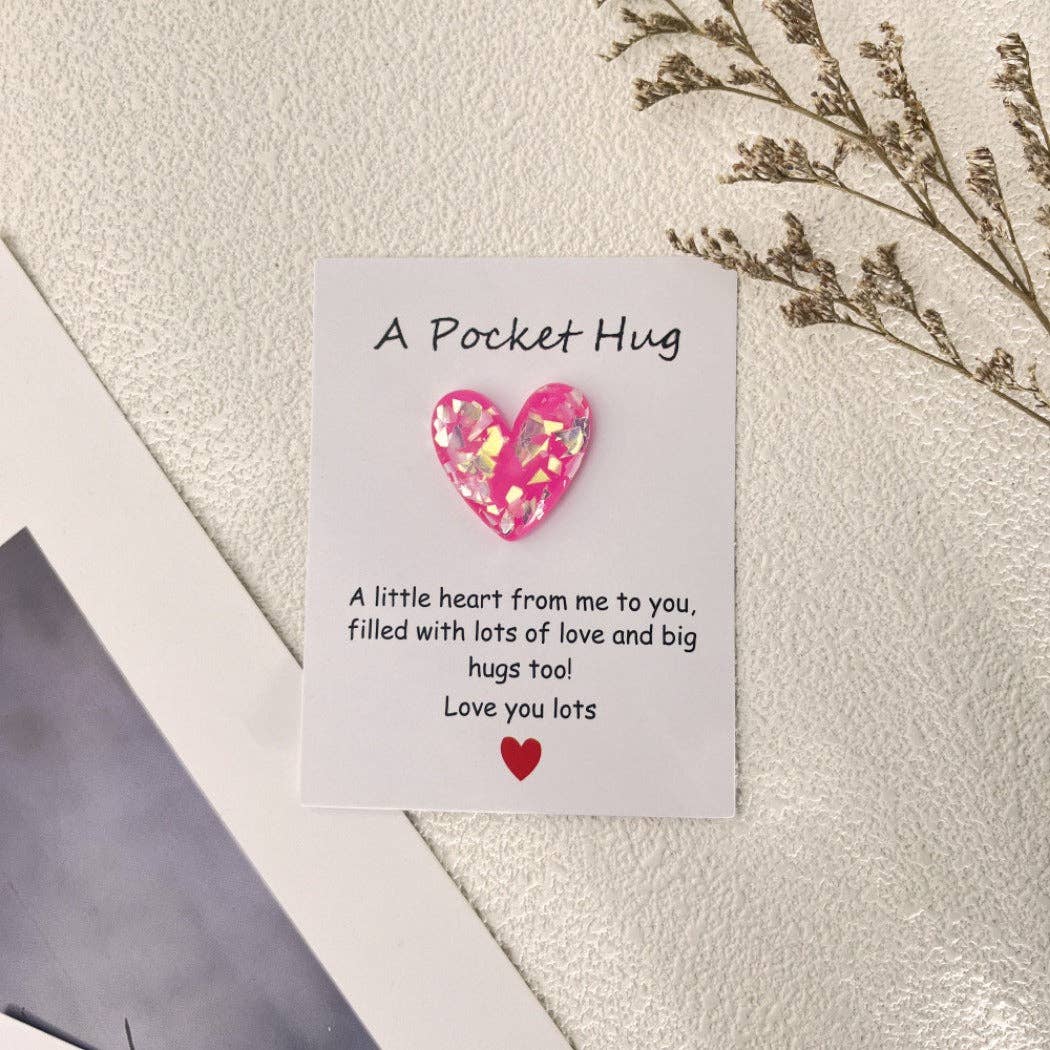 Pocket Hug Confetti Heart – Your Sparkle of Joy & Comfort
