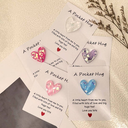Pocket Hug Confetti Heart – Your Sparkle of Joy & Comfort