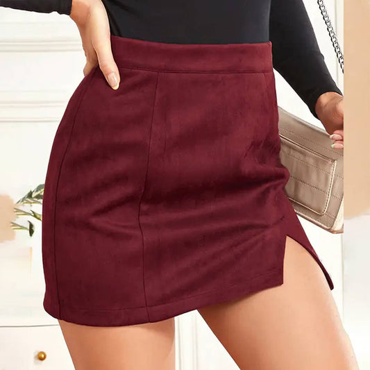 Suede Skirt