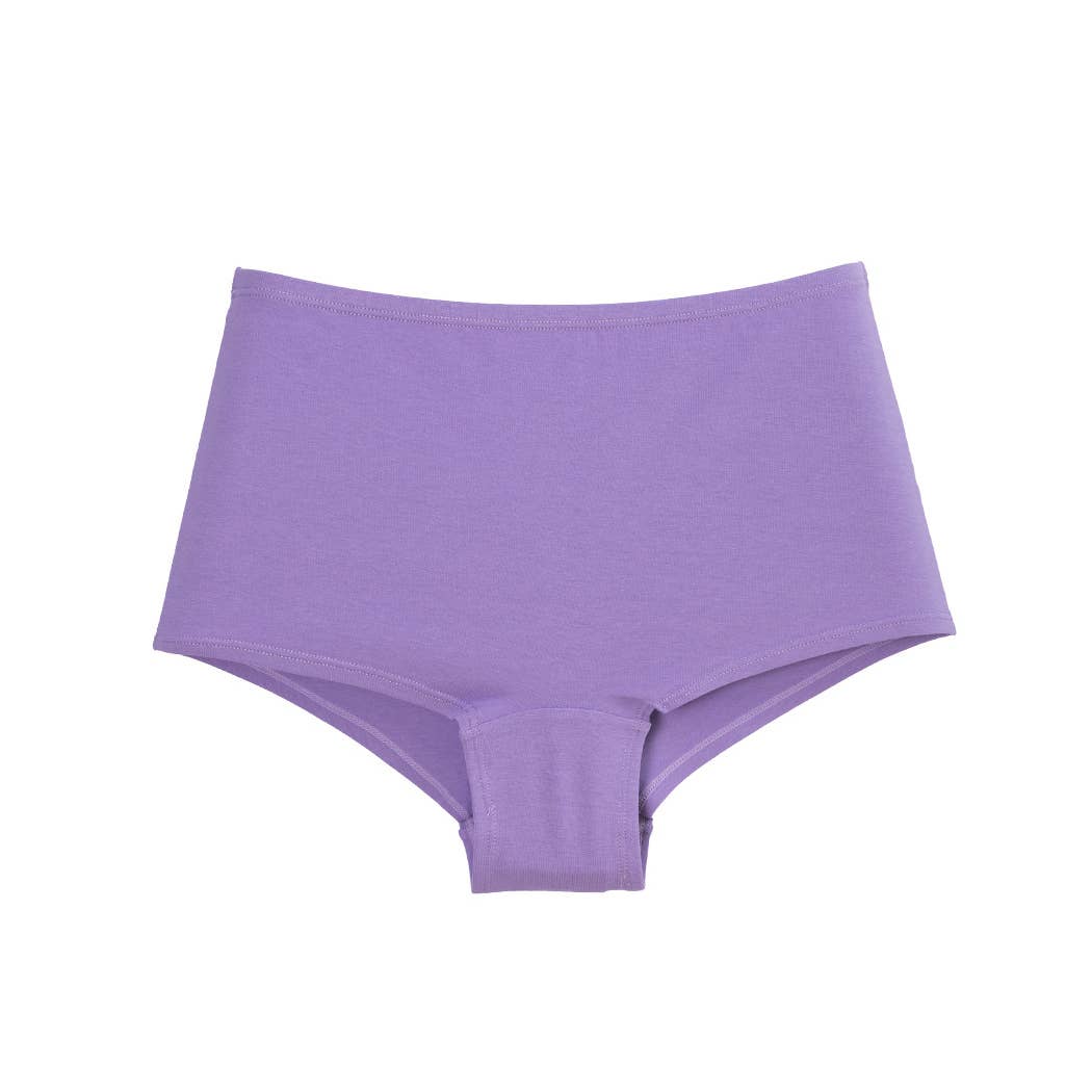 Soft Stretch Organic Cotton Boyshort Panties