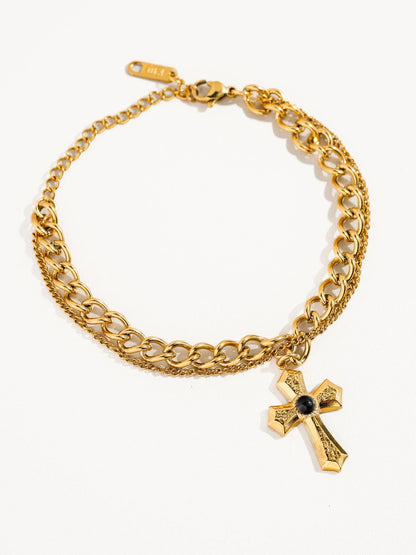Ares Cross Bracelet