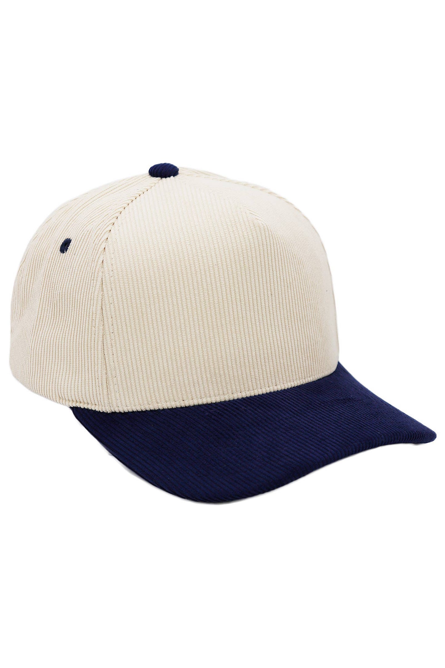 Premium Corduroy Beige Upper Baseball Cap