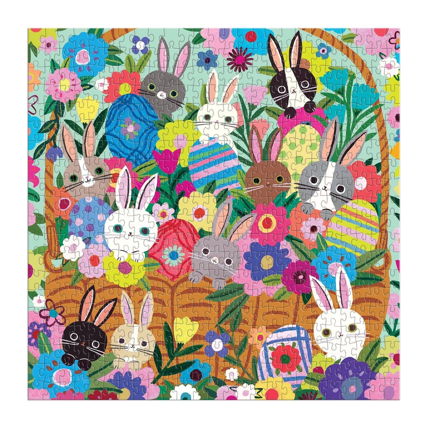 Blooming Bunnies 500 Piece Foil Family Puzzle