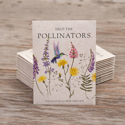 Help Pollinators Kraft Hummingbird - Pollinator Wildflower Seed