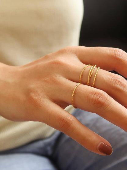 Thin Braided Ring