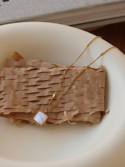 Felicity Square Necklace