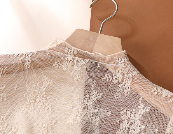 Floral Lace Sheer Layering Top