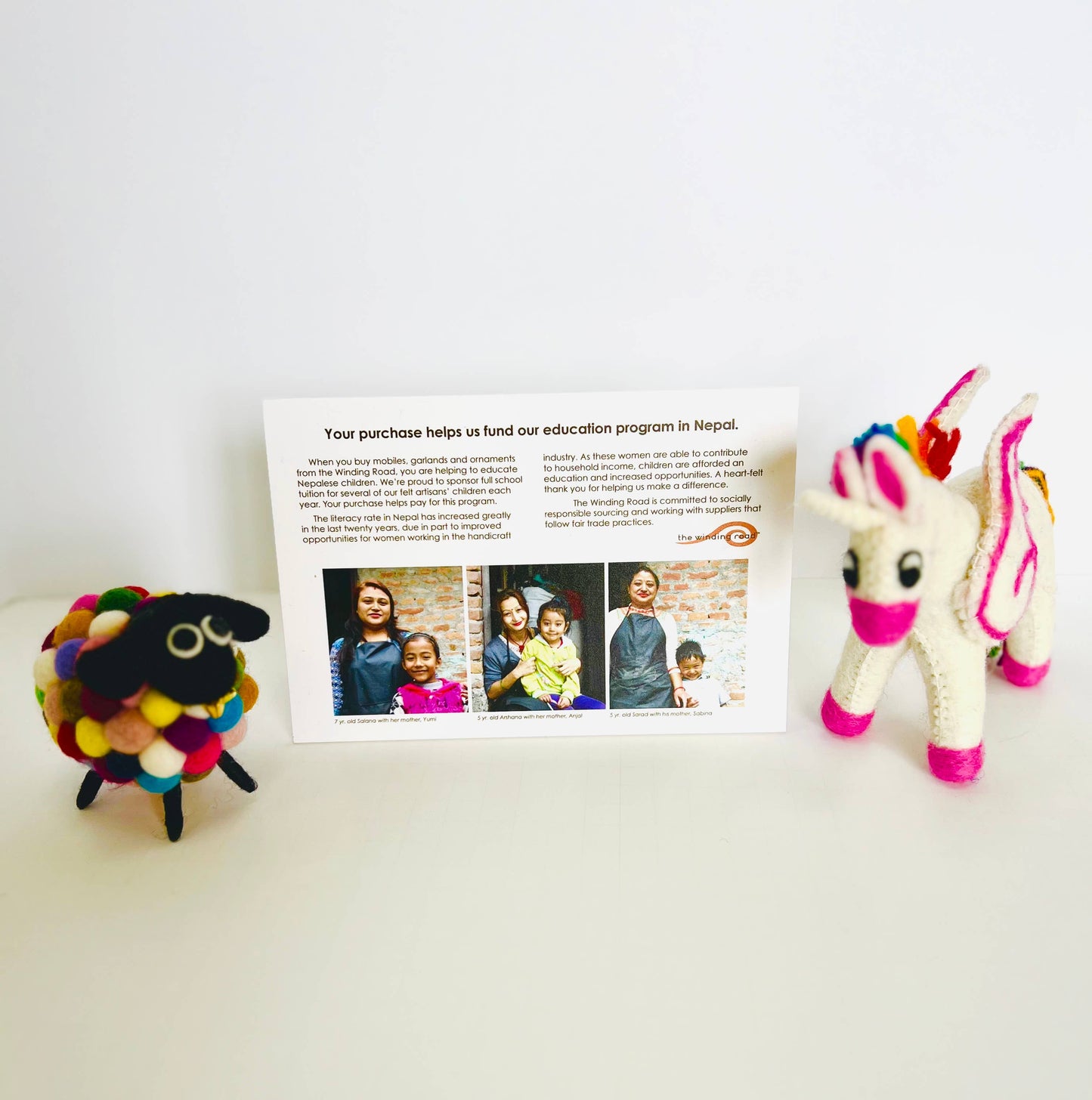 Rainbow Sheep Ornament