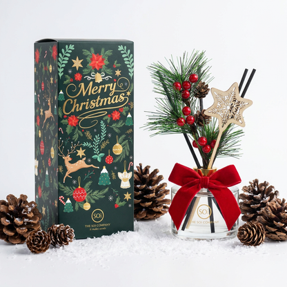 Pine Cone Snowflake Diffuser 6.9oz Diffuser